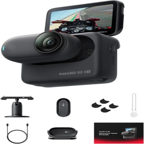 Insta360 GO 3S Motorcycle In-Helmet POV Bundle