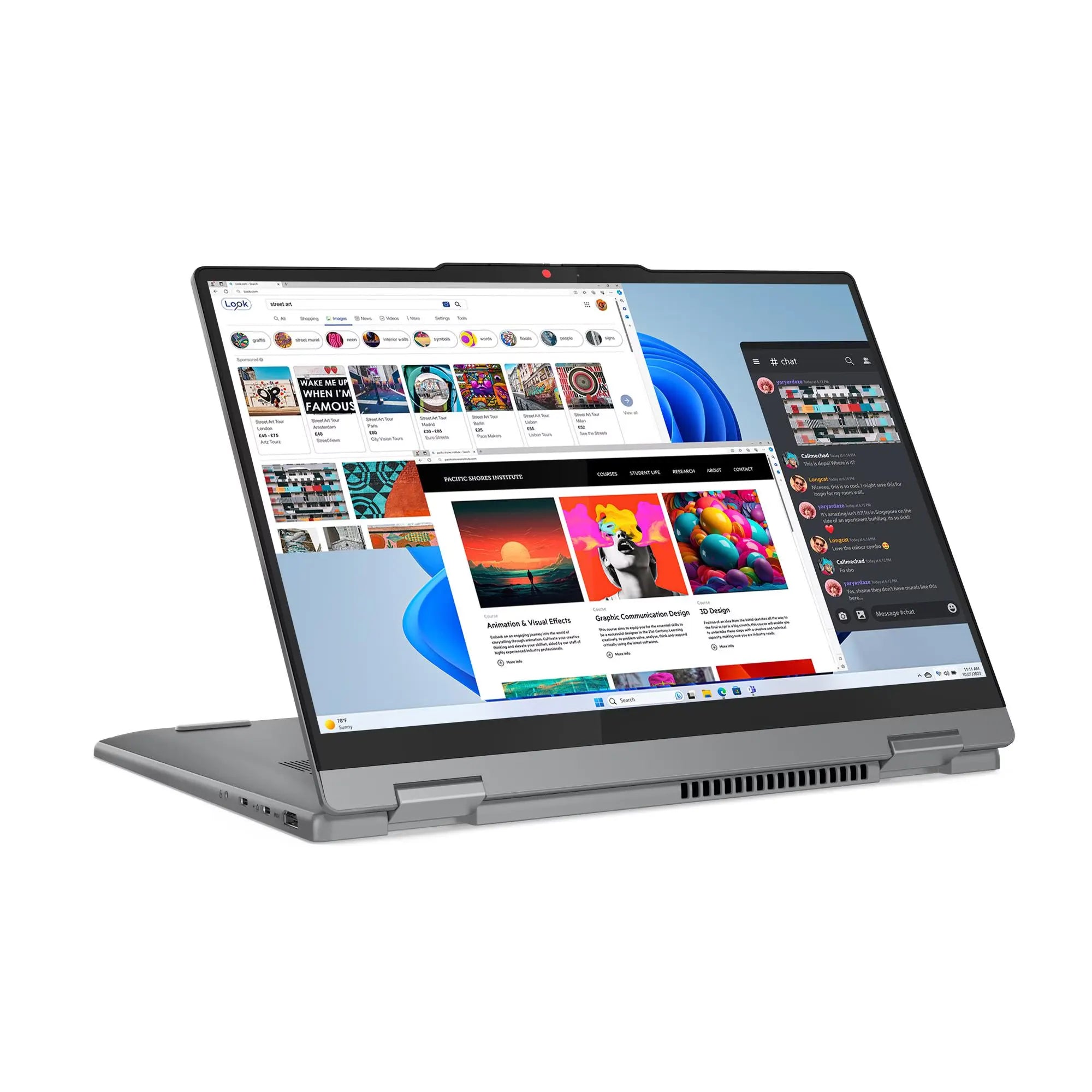 لينوفو لابتوب IdeaPad 5 2-in-1 14IRH9 بشاشة لمس 14 بوصة WUXGA – معالج Intel Core i5-13420H، رام 16 جيجا، هارد 512 جيجا، كرت شاشة Intel UHD Graphics، نظام Windows 11 Home، لوحة مفاتيح بإضاءة خلفية عربي، لونا جراي، ضمان سنة + قلم