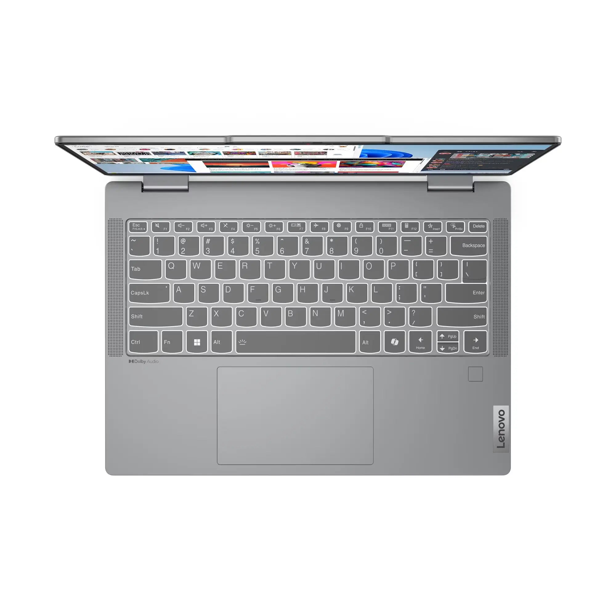 لينوفو لابتوب IdeaPad 5 2-in-1 14IRH9 بشاشة لمس 14 بوصة WUXGA – معالج Intel Core i5-13420H، رام 16 جيجا، هارد 512 جيجا، كرت شاشة Intel UHD Graphics، نظام Windows 11 Home، لوحة مفاتيح بإضاءة خلفية عربي، لونا جراي، ضمان سنة + قلم