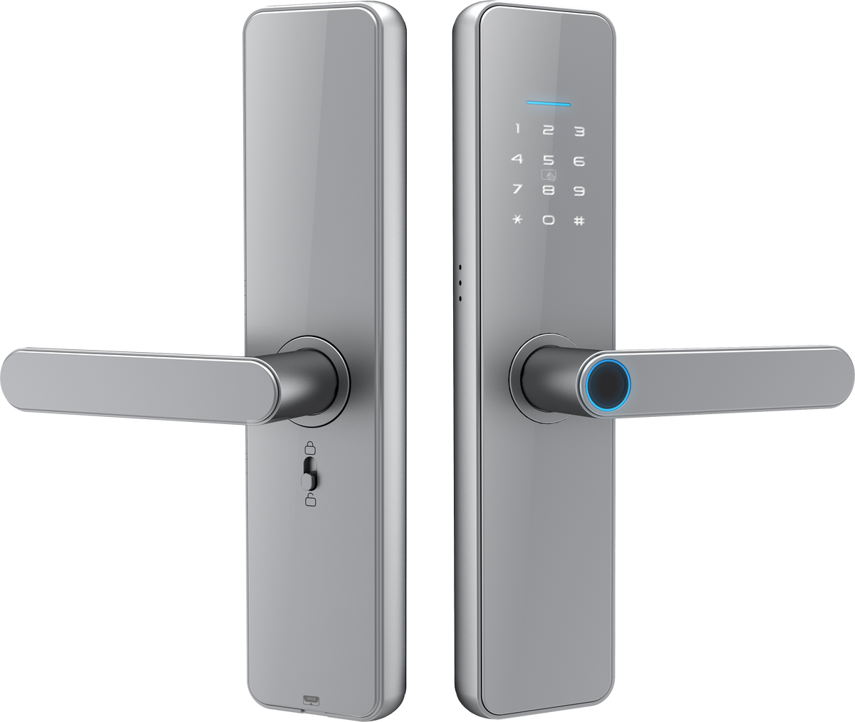 Gopeta C91 Pro, Smart Lock for Wooden Doors with TTLock App, Fingerprint, RFID & Passcode Access