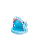 Intex Angler Fish Inflatable Kiddie Pool – Baby Pool with Sunshade & Soft Floor
