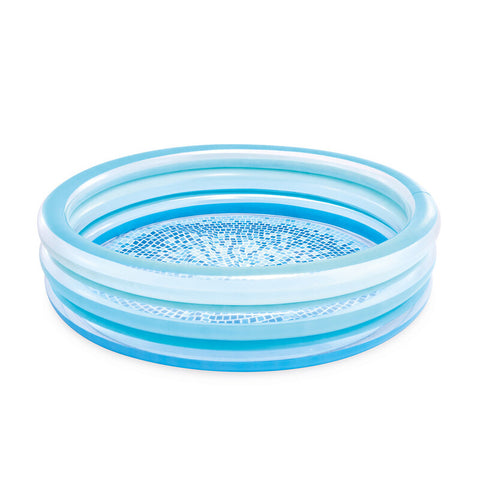 Intex Blue Bliss Splash Kiddie Pool 58in with Mosaic Tile Design