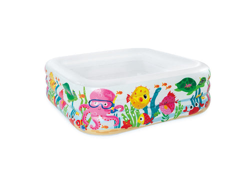 Intex Sea Aquarium Inflatable Pool 62.5in – Kids Pool with Wide Walls
