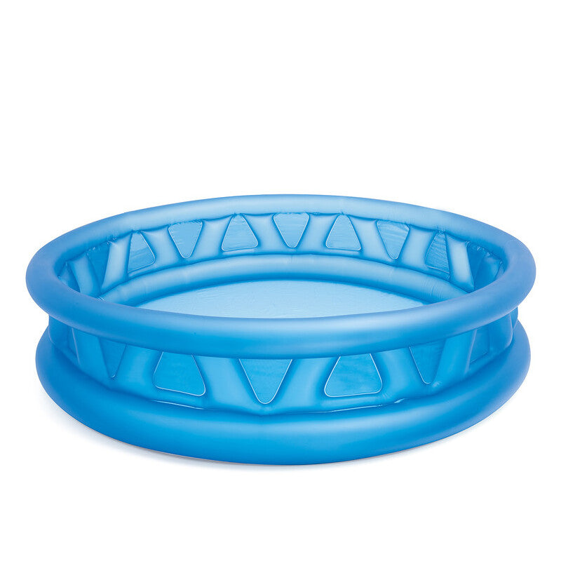 Intex Soft Side Inflatable Kiddie Pool 74 in – 3 Air Chambers