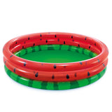 Intex Watermelon Inflatable Kiddie Pool 66in – Kids Pool with 3 Rings Design