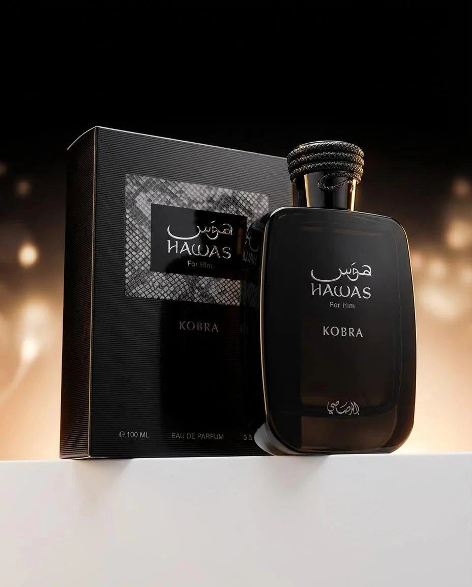 رصاصي عطر حواس كوبرا أو دو بارفان للرجال - 100 مل
