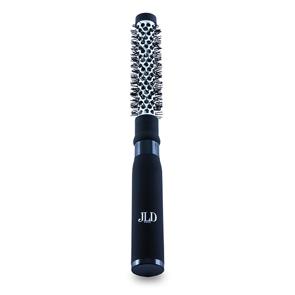 JLD Paris 15390, Ceramic Blow Drying Brush for Short & Fringe Hair, Heat-Even Styling Brush