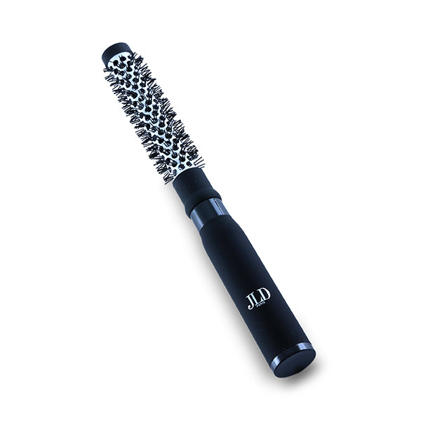 JLD Paris 15390, Ceramic Blow Drying Brush for Short & Fringe Hair, Heat-Even Styling Brush