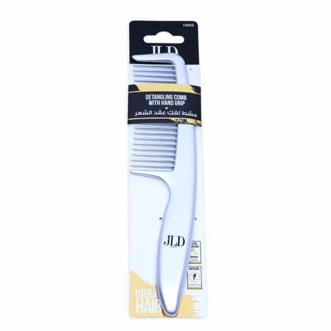 JLD Paris 15052, Detangling Comb with Hand Grip, Professional Anti-Static Styling Comb