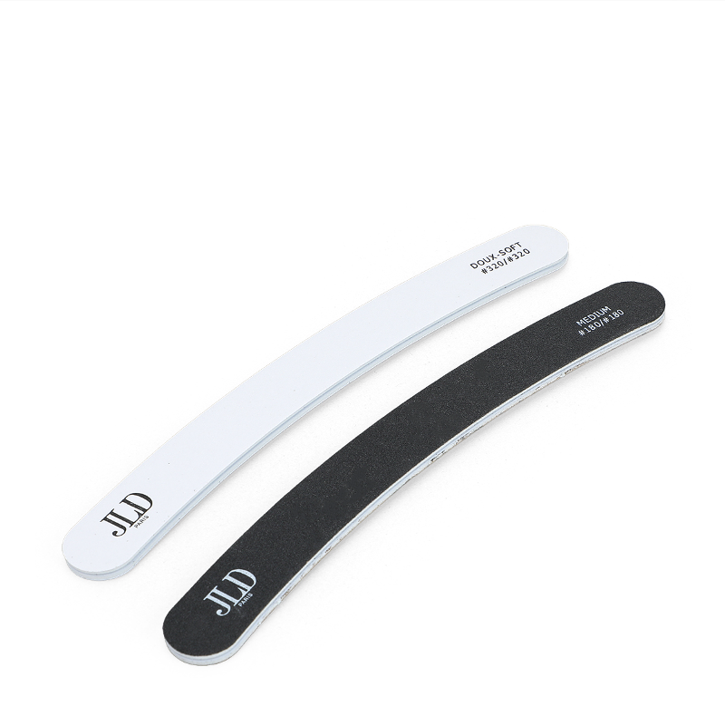JLD Paris, Nail File Set - 2 Pcs, Professional Nail Shaping & Smoothing