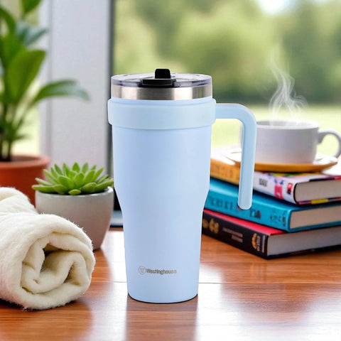 ويستنجهاوس، كوب مزدوج الجدار من الستانلس ستيل بمقبض، 40 أونصة / 1184 مل