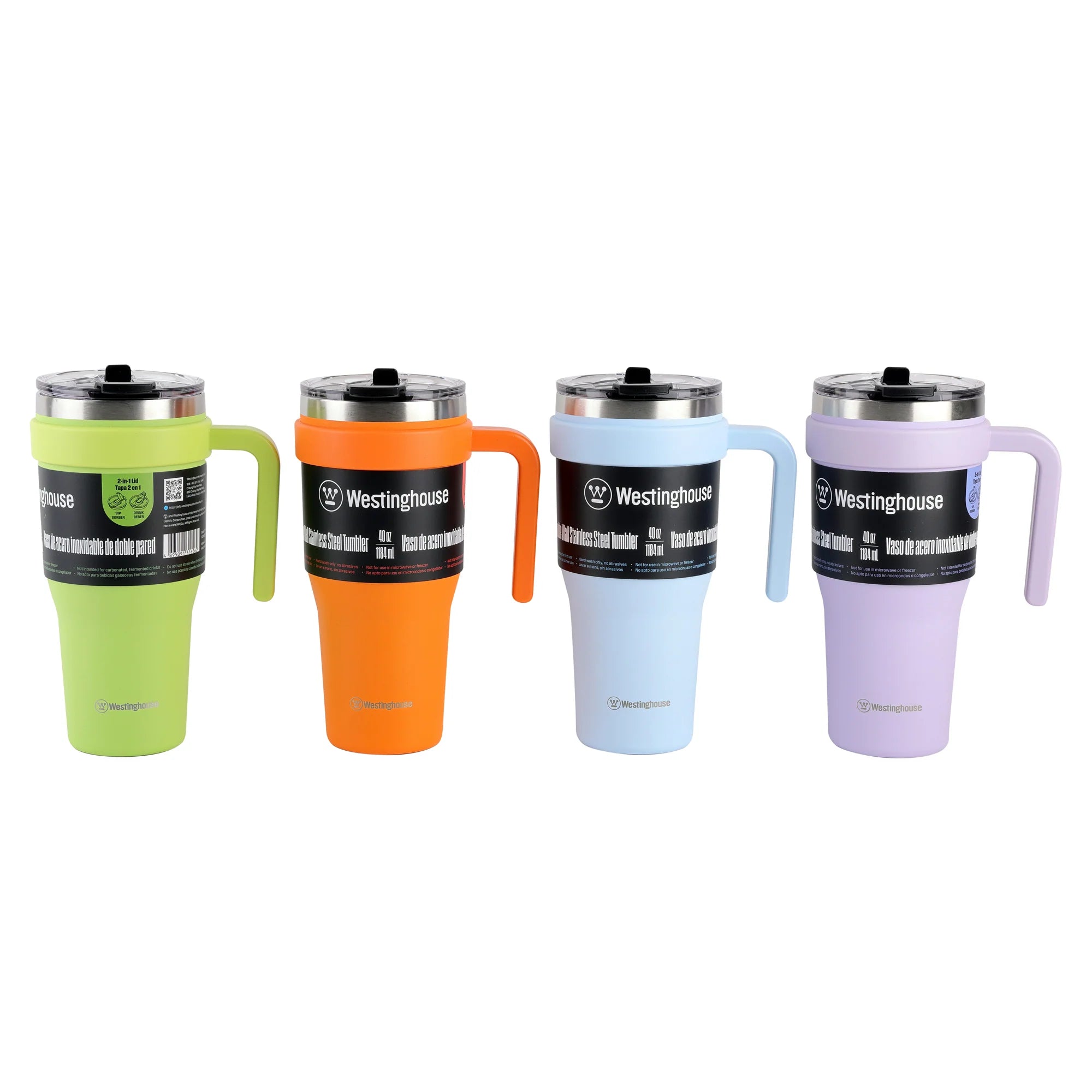 ويستنجهاوس، كوب مزدوج الجدار من الستانلس ستيل بمقبض، 40 أونصة / 1184 مل