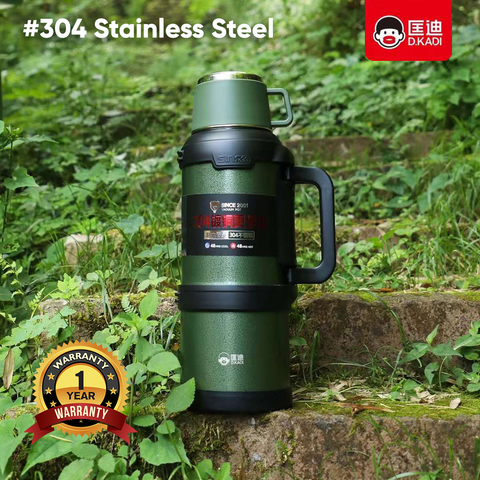 D.kadi 9103 Vacumm Bottle  4L-Green