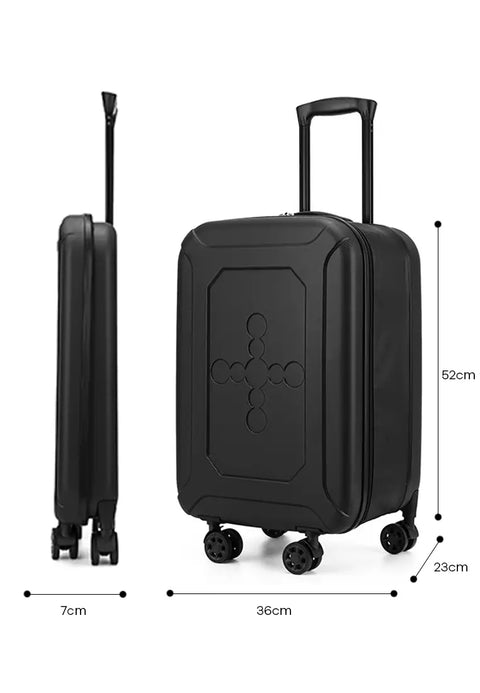 KKF, 20-Inch Foldable & Expandable Travel Luggage Bag with 360° Spinner Wheels & Numeric Padlock