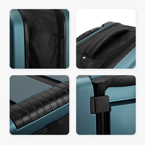 KKF, 20-Inch Foldable & Expandable Travel Luggage Bag with 360° Spinner Wheels & Numeric Padlock