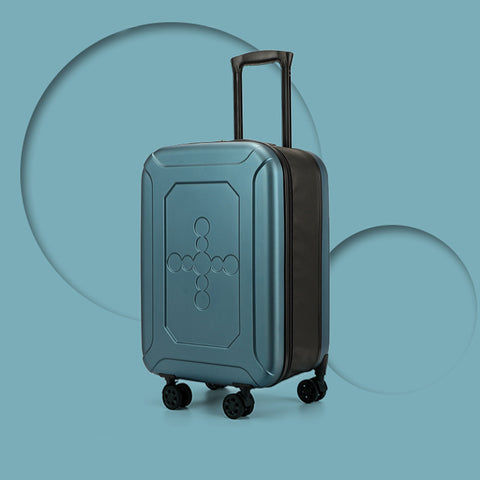 KKF, 20-Inch Foldable & Expandable Travel Luggage Bag with 360° Spinner Wheels & Numeric Padlock