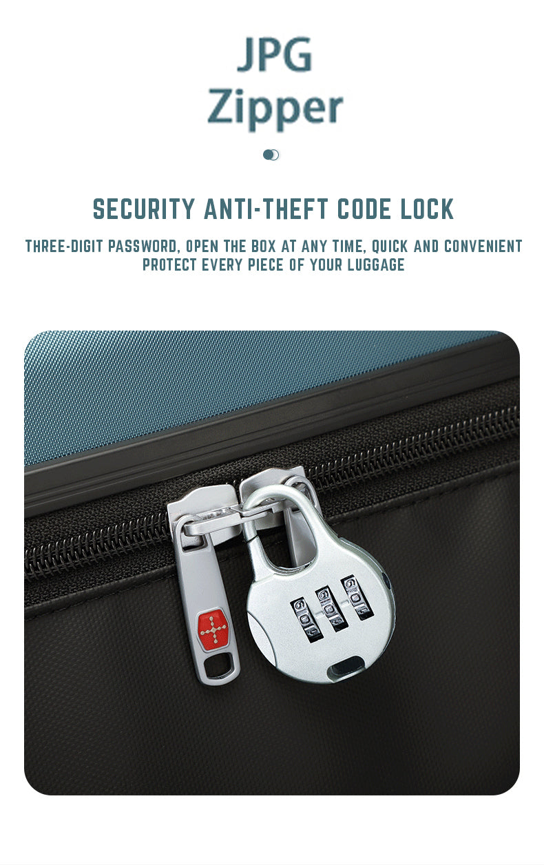 KKF, 20-Inch Foldable & Expandable Travel Luggage Bag with 360° Spinner Wheels & Numeric Padlock