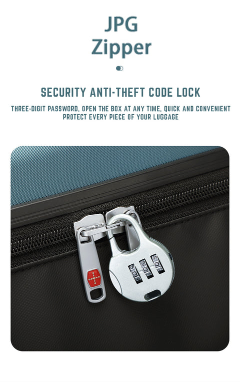 KKF, 20-Inch Foldable & Expandable Travel Luggage Bag with 360° Spinner Wheels & Numeric Padlock