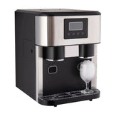 KKF, 3-in-1 Ice Maker with Crusher and Cold Water Dispenser, 1.8L Tank, 600g Storage
