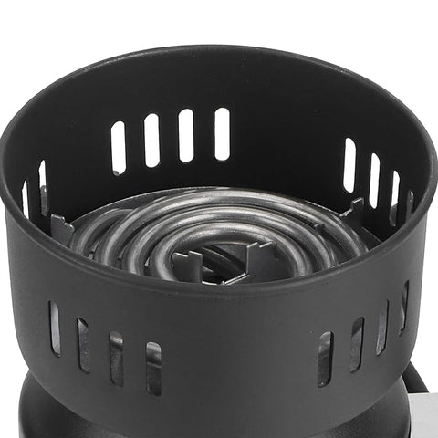 KKF، موقد كهربائي لإشعال الفحم بقدرة 600 واط، 220 فولت مع إشعال سريع، لوحة تسخين سميكة وصينية قابلة للإزالة