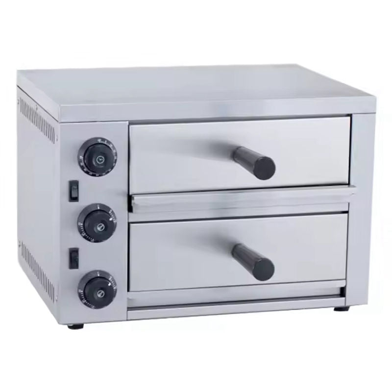 KKF, Double Tray Stainless Steel Electric Pizza Oven