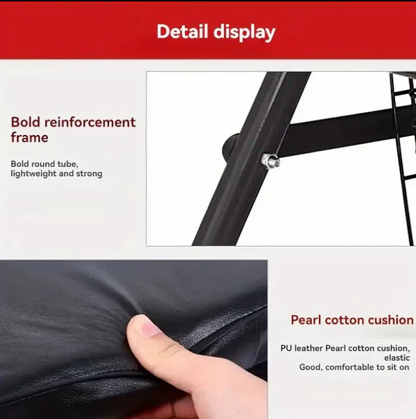 KKF، مشاية قابلة للطي 3 في 1 مع مقعد وسلة تسوق، مشاية قابلة للتعديل في الارتفاع مع فرامل يدوية مزدوجة وإطار معزز