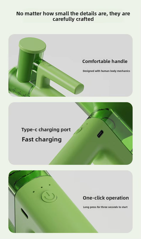KKF, Multifunctional Electric Salad Maker & Veg Shredder 1800mAh USB Type-C Rechargeable with Stainless Steel Blades (CY-011)
