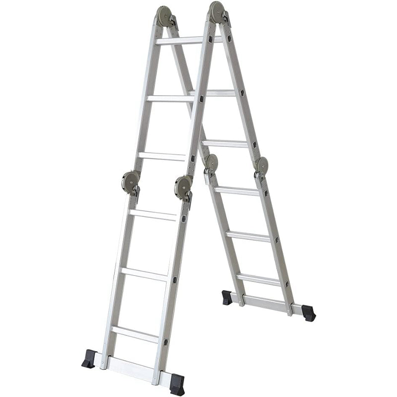 KKF, Multipurpose Foldable Aluminium Ladder – 6m Extendable Height, 150kg Load Capacity