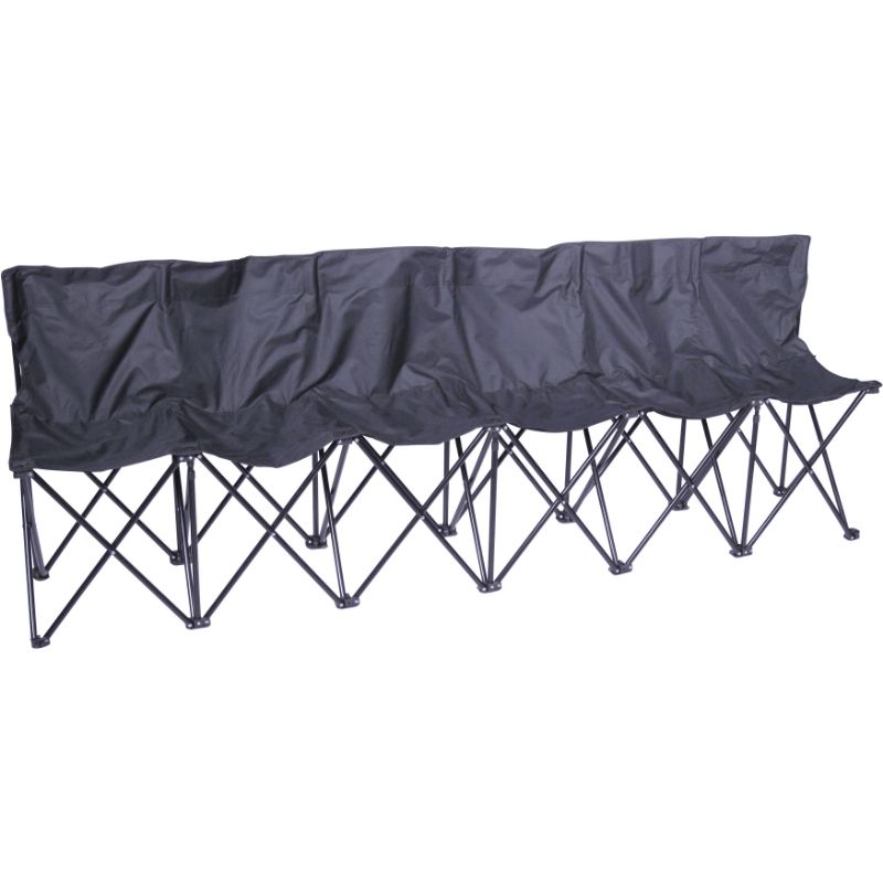 KKF Portable 6-Person Collapsible Outdoor Chair with Carry Bag
