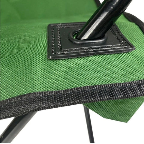 KKF Portable Foldable Camping Chair with Padded Seat & Mesh Cup Holder