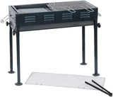 KKF Portable & Foldable Charcoal Barbecue Grill with Stainless Steel Body & Large Grilling Area