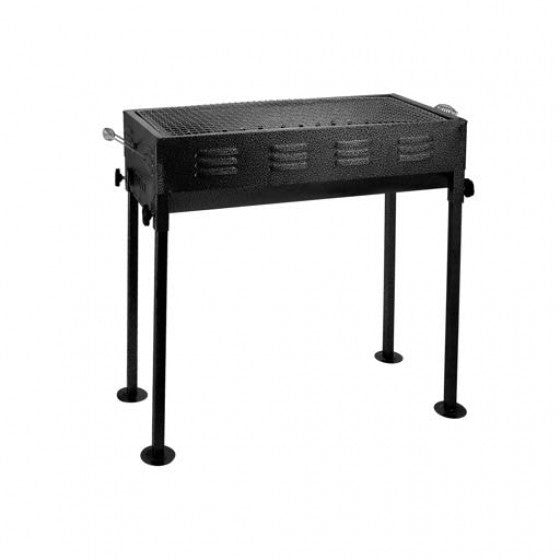KKF Portable & Foldable Charcoal Barbecue Grill with Stainless Steel Body & Large Grilling Area
