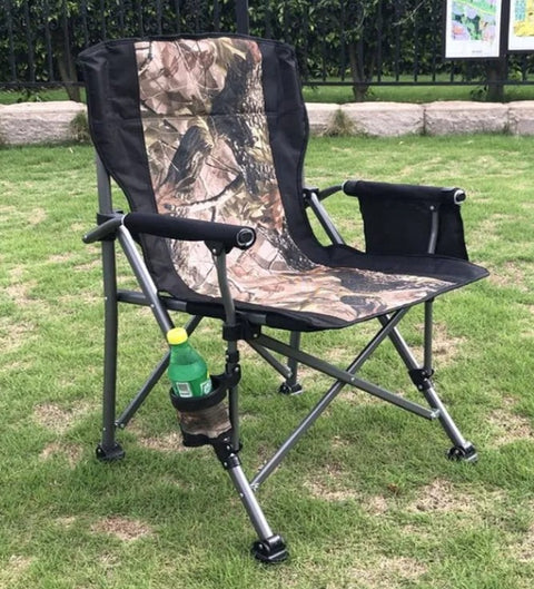 KKF Portable Metal Folding Camping Stool - Lightweight Outdoor Chair