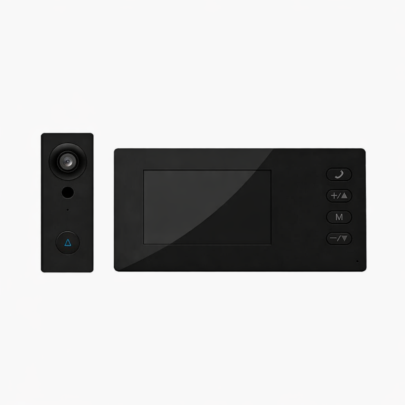 KKF, Wireless Video Doorbell with 2.4G Connection, Two-Way Audio & IR Night Vision, Battery Powered System