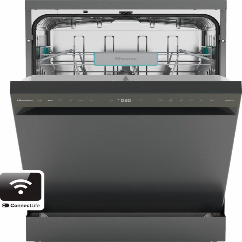هايسنس غسالة أطباق ، 16/8 إعدادات مكان، HS673C90BME – فضي