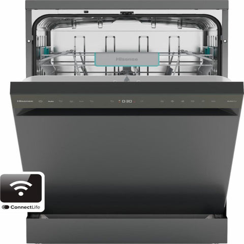 هايسنس غسالة أطباق ، 16/8 إعدادات مكان، HS673C90BME – فضي