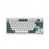 Keychron, 75% RGB Backlight Swappable Fully Assembled Knob, QMK Wireless Mechanical Gaming Keyboard, Shell White - English/Arabic