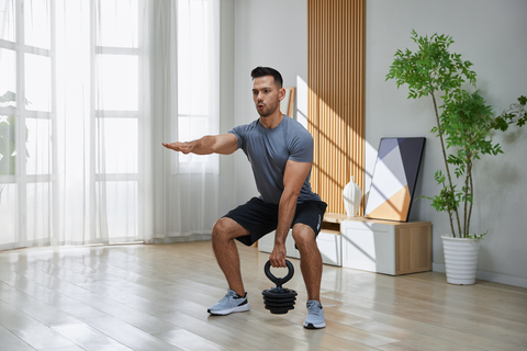 KingSmith 18KG Adjustable Dumbbell Kettlebell Barbell 3 in 1