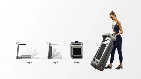 Kingsmith Foldable Treadmill X218 with Max Speed 16km/h with Side Armrest