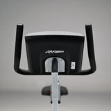 Life Fitness C1 Upright Bike Go Console Home Exercise Bike Compact Cardio Machine