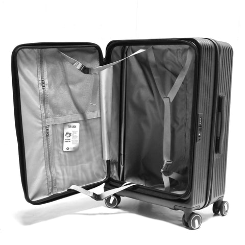 Bagsouq Essentials, Koper Companion Geometric Suitcase Set – 3 Piece (28"/24"/22")