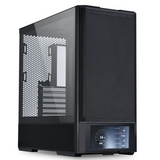 LIAN LI, Lancool 207 Digital 6" LCD Mid Tower ATX Gaming Case - Black (4 FANS Included)