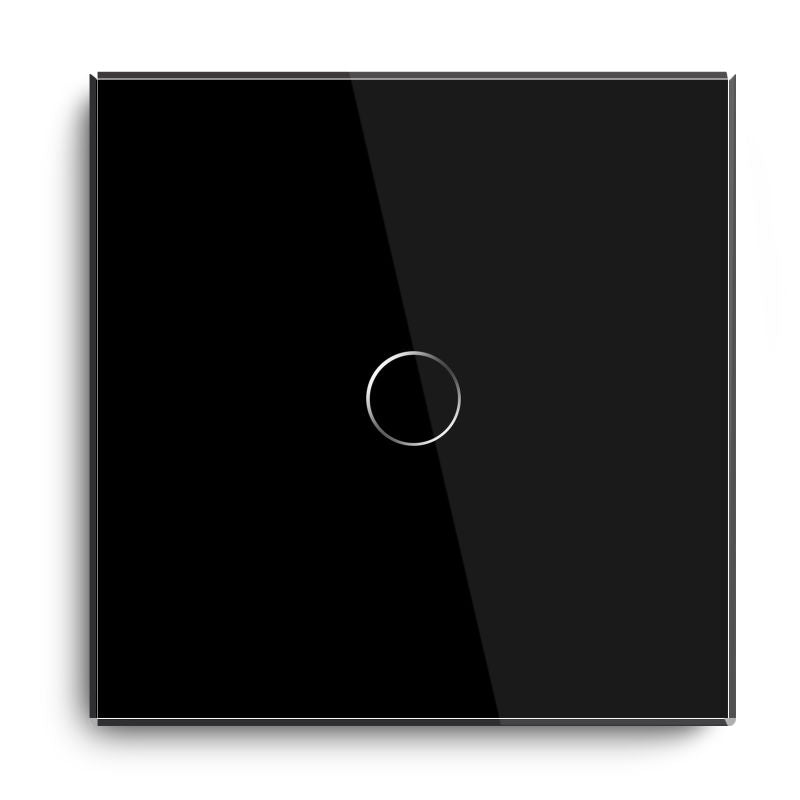 Gopeta, 1-Gang Smart Wi-Fi Touch Switch 600W with Glass Panel