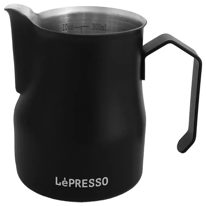 إبريق خفق الحليب من Lepresso - أسود
