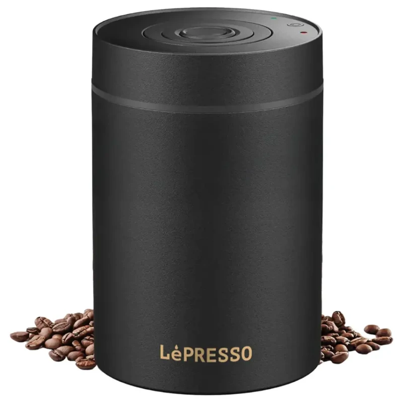 LePresso Vacuum Container Auto Airtight Food Storage-Black