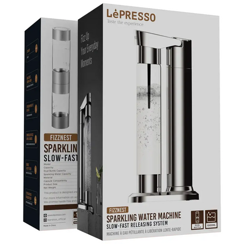 Lepresso LPCFFSSM0097-SL, Fizznest Sparkling Water Machine