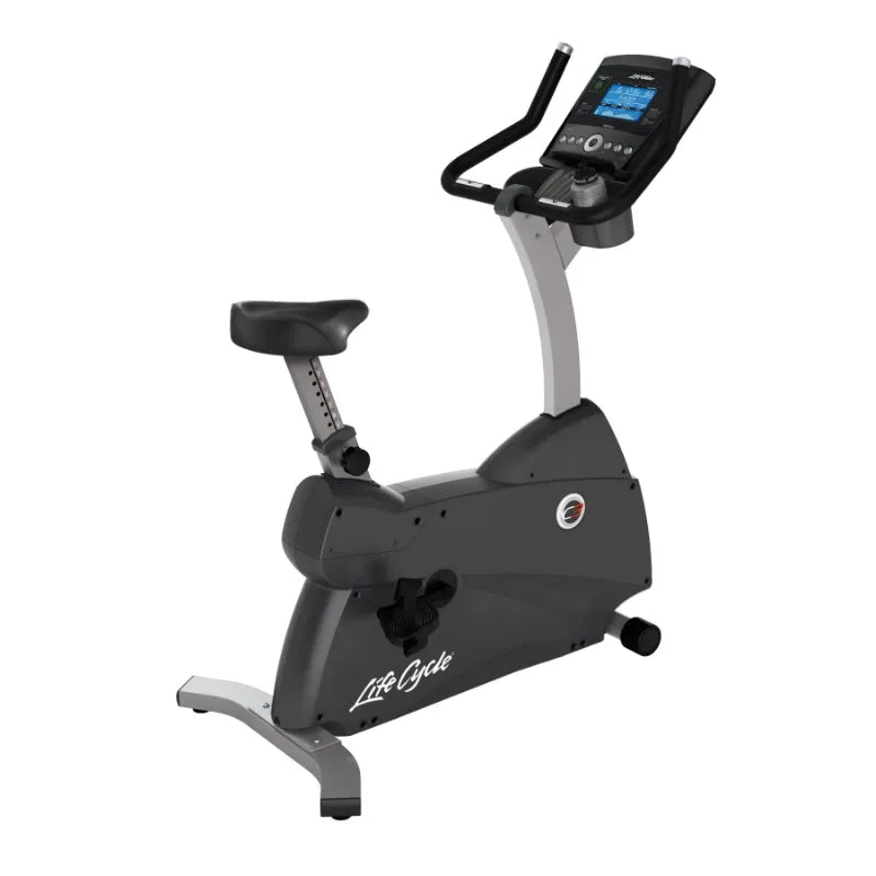 Life Fitness C3 Upright Lifecycle Exercise Bike with Go Console