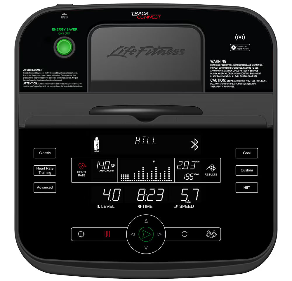Life Fitness E1 Elliptical Cross-Trainer with Track Connect 2.0