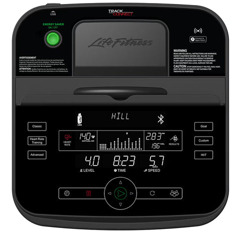 Life Fitness E1 Elliptical Cross-Trainer with Track Connect 2.0