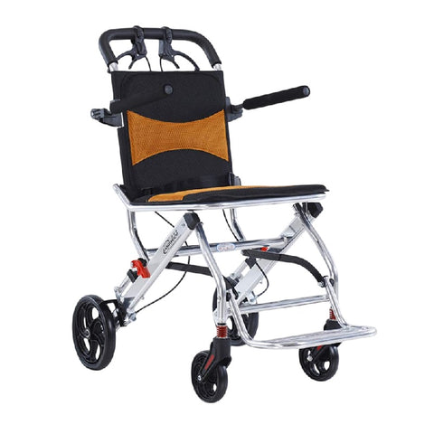 Lightweight Foldable Travel Wheelchair - (80 × 52 × 93 CM)